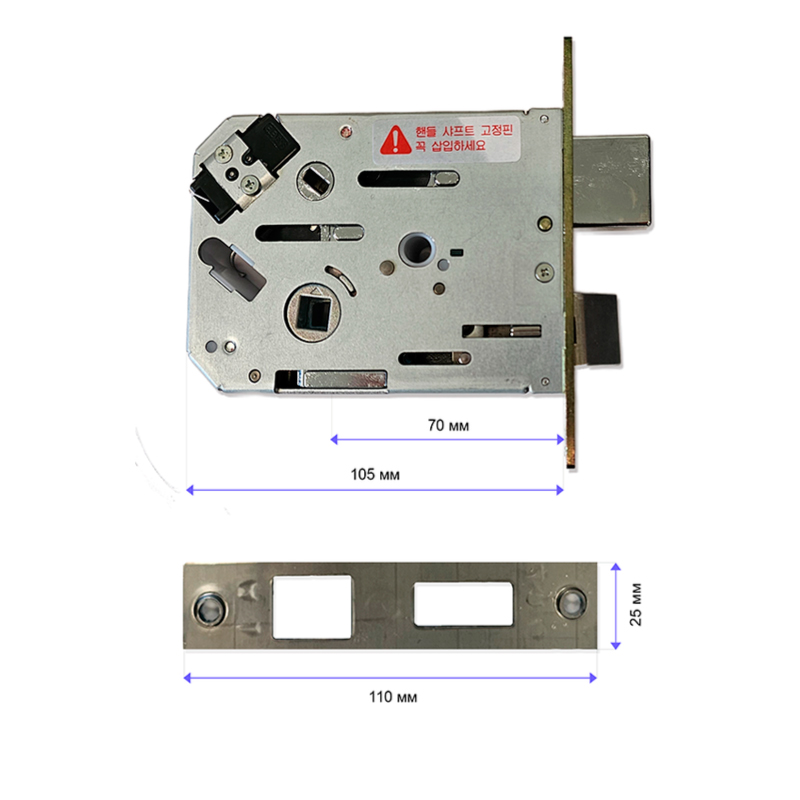 Электронный дверной замок Commax CDL-300L Bio