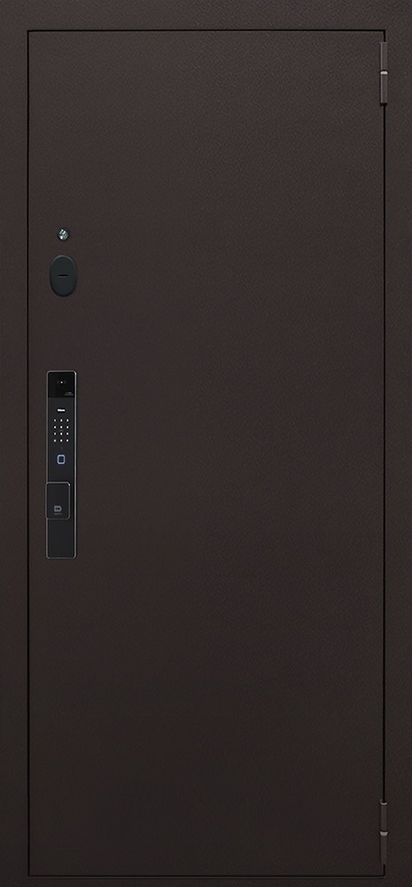 Стальная дверь "Комфорт" с зеркалом (биометрический замок Smart lock К06)