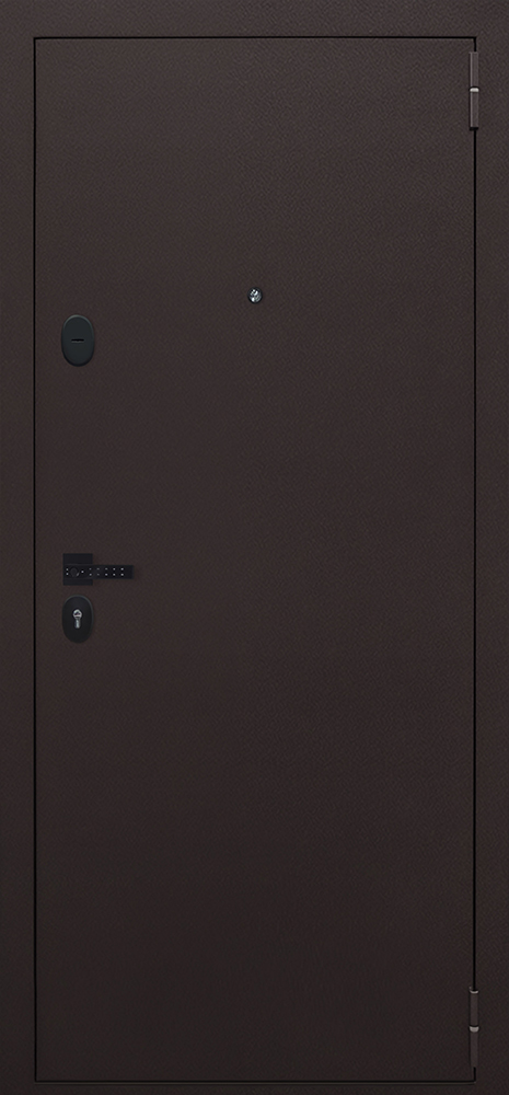 Стальная дверь "Комфорт" (умная электронная дверная ручка Smart lock T888 Черная)