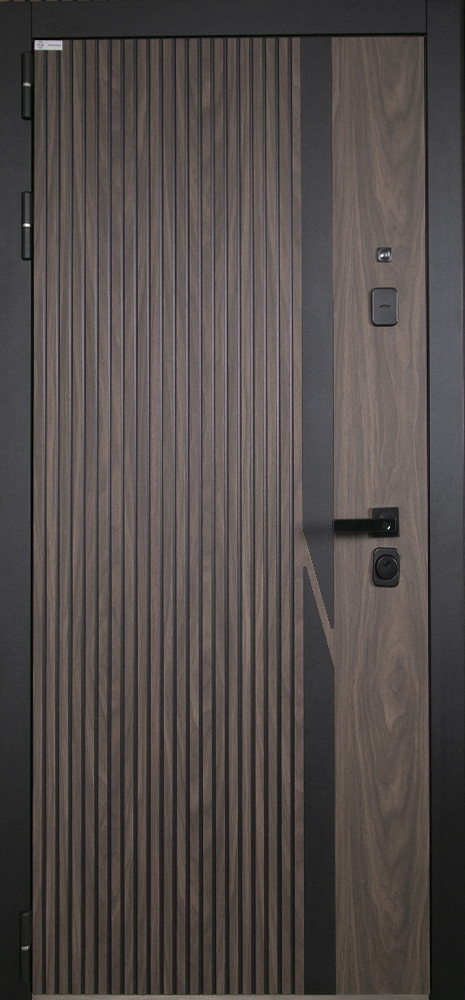 Стальная дверь "Life" с зеркалом (биометрическая дверная ручка Smart lock T888)